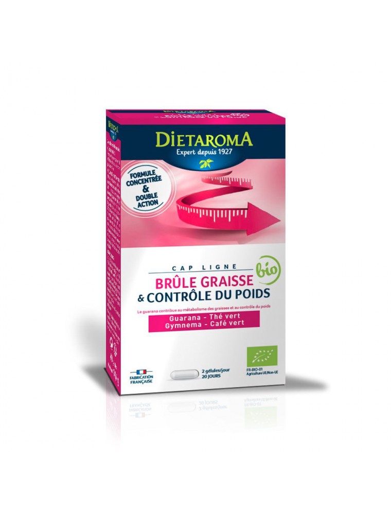 Capligne Brûle-graisse & Contrôle du poids Bio 40 gélules - Dietaroma Capligne Brûle-graisse & Contrôle du poids Bio 40 gélules - Dietaroma