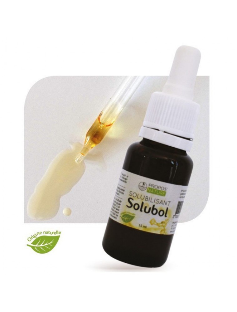 Image principale de la modale pour Solubol - Solubilisant sans alcool 15 ml - Propos Nature
