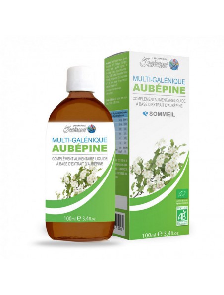 Image principale de Aubépine Multi-galénique - Sommeil 100 ml - 5 saisons