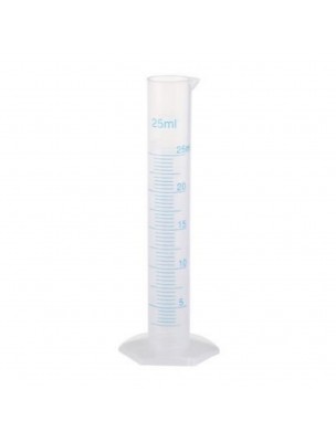 Image de 25 ml polypropylene graduated measure depuis All the material to create cosmetics and unite the oils