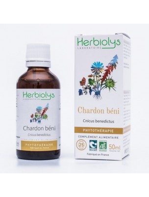 Image de Chardon béni - Appétit et Digestion Teinture-mère Cninus benedictus 50 ml - Herbiolys depuis louis-herboristerie