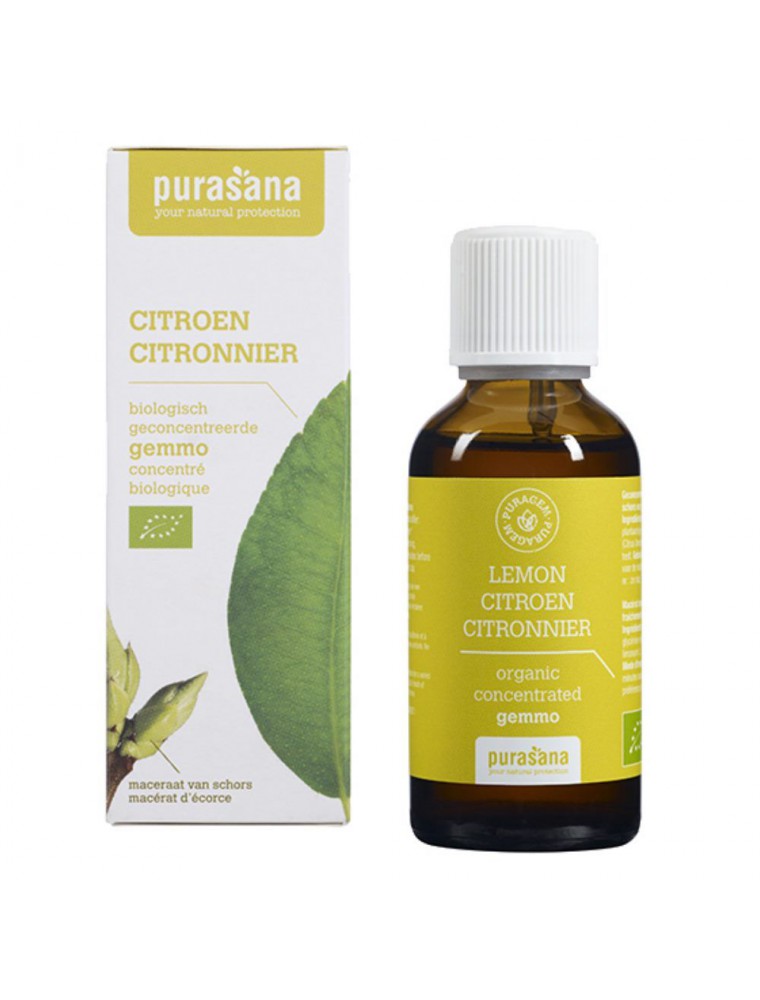 Puragem Citronnier Bio - Circulation & Cardio-vasculaire 50 ml - Purasana Puragem Citronnier Bio - Circulation & Cardio-vasculaire 50 ml - Purasana