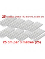 Image de Lot de 25 rouleaux gaufrés 130 microns 25 cm x 3 mètres - Status depuis Machines et boîtes sous vide : conservez vos aliments naturellement