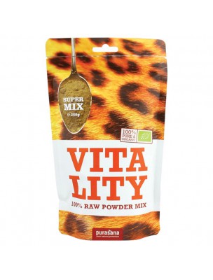 Vitality Mix Bio - Mélange de Super Food 250 grammes - Purasana