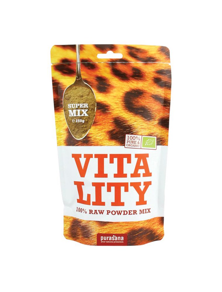 Vitality Mix Bio - Mélange de Super Food 250 grammes - Purasana Vitality Mix Bio - Mélange de Super Food 250 grammes - Purasana