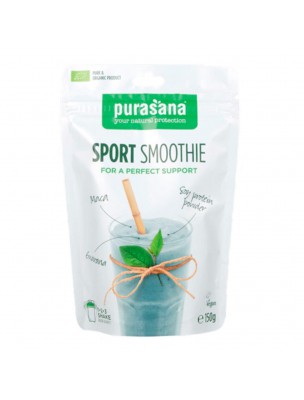 Image de Sport Smoothie - Soutien et Récupération 150 g - Purasana via Sportisève Bio - Muscles 250 ml - Herbalgem