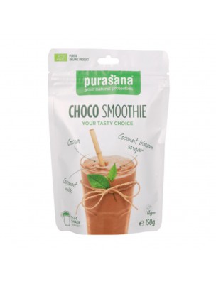 Image de Choco Smoothie - Collation savoureuse 150 g - Purasana depuis Protéines végétales et naturelles selon votre régime alimentaire