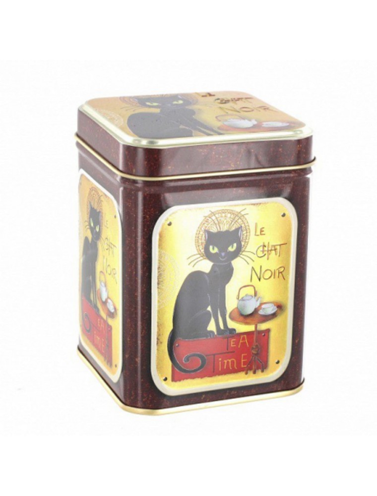 Boite à thé "Le Chat Noir" pour 100 g de thé Boite à thé "Le Chat Noir" pour 100 g de thé