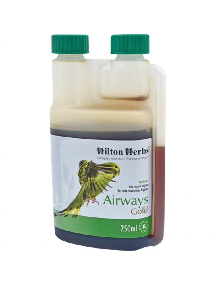 Image principale de la modale pour Airways Gold - Respiration des poules et des oiseaux 250 ml - Hilton Herbs