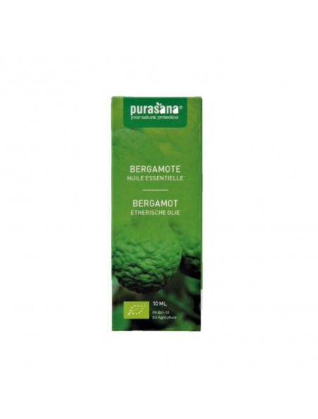 Bergamote Bio - Huile essentielle de Citrus bergamia 10 ml - Purasana Bergamote Bio - Huile essentielle de Citrus bergamia 10 ml - Purasana