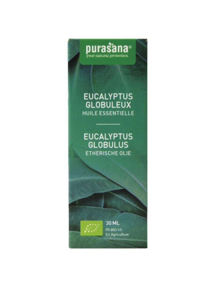 Image principale de la modale pour Eucalyptus globuleux Bio - Huile essentielle Eucalyptus globulus Labill. 30 ml - Purasana