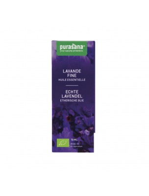 Image de Organic Fine Lavender - Lavandula angustifolia Mill. Essential Oil 10 ml - Purasana depuis Lavender essential oil heals, calms and protects