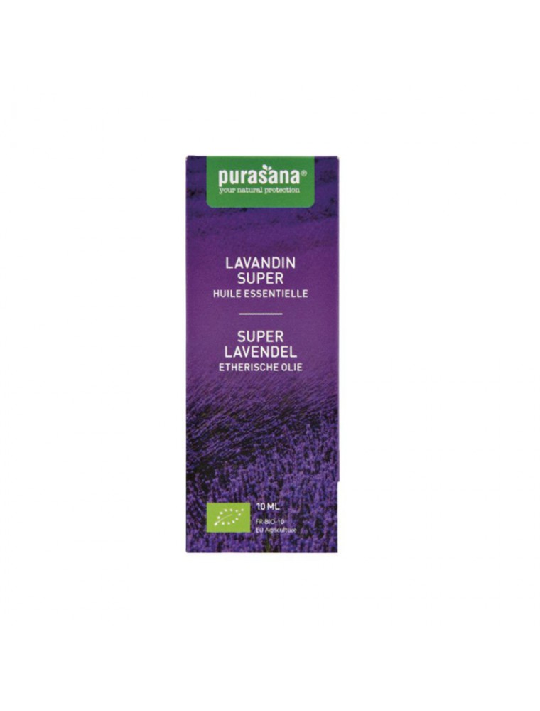 Image principale de la modale pour Lavandin super Bio - Huile essentielle de Lavandula hybrida Reverchon 10 ml - Purasana