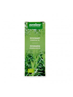 Image de Rosemary Bio - Rosmarinus officinalis L. Essential Oil 10 ml Purasana depuis Rosemary essential oil beneficial for the liver and respiration