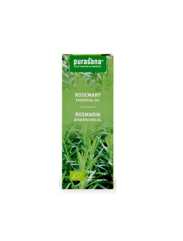 Image principale de la modale pour Romarin Bio - Huile essentielle de Rosmarinus officinalis L. 10 ml - Purasana