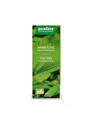 Image de Arbre à Thé Bio - Huile essentielle de Melaleuca alternifolia 10 ml - Purasana depuis Achetez les produits Purasana à l'herboristerie Louis