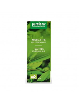 Image de Arbre à Thé Bio - Huile essentielle de Melaleuca alternifolia 10 ml - Purasana via Achetez - Thym rouge Bio - Huile essentielle de Thymus vulgaris ct thymol 10 ml - Purasana