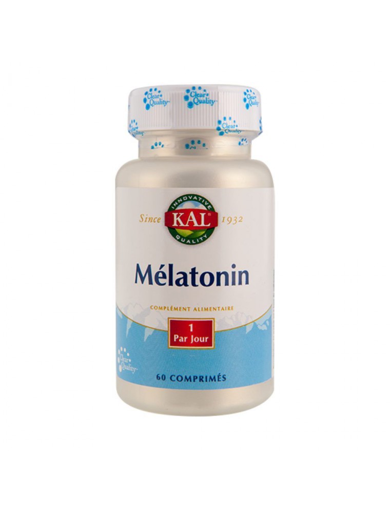 Image principale de la modale pour Mélatonine 1 mg - Sommeil 60 comprimés - KAL