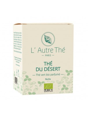 Image de Thé du Désert Bio - Thé vert à la menthe 20 sachets pyramide - L'Autre thé depuis Achetez les produits L'Autre Thé à l'herboristerie Louis