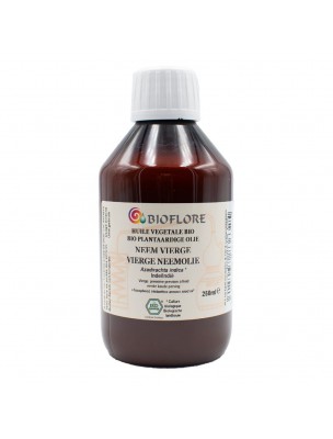 Image de Neem (Margousier) Bio - Huile végétale 250 ml - Bioflore via Neem Bio - Huile végétale de Melia azadirachta 100 ml