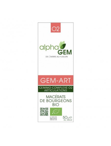 Image principale de Gem-Art Complexe n°02 Bio - Articulations 50 ml - Alphagem