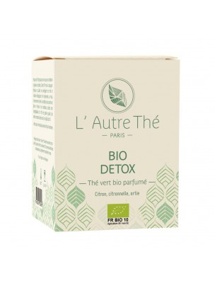 Image de Bio Détox - Thé vert au citron, à la citronnelle et à l'ortie 20 sachets pyramide - L'Autre thé via Equilibre du Thé Vert - Yogi Tea