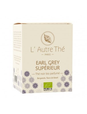 Image de Organic superior Earl grey - Black tea with bergamot and cornflower 20 pyramid bags - The Other Tea depuis Search results for "pyramide" in "L'Autre Thé"