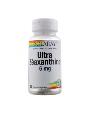 Image de Ultra Zéaxanthine 6 mg - Vue 30 capsules végétales - Solaray via Achetez Membrasin Vision Vitality Spray - Baies d'Argousier 17 ml - Aromtech