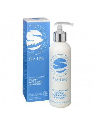 Image de Lait de soin de la Mer Morte - Peaux squameuses 200 ml - Sealine via Masque argile de la Mer Morte - Nettoie en profondeur 225 ml - Sealine