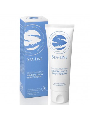 Image de Crème hydratante au sel de la Mer Morte - Protège et nourrit 75 ml - Sealine via Avocat Bio - Huile végétale - Propos Nature