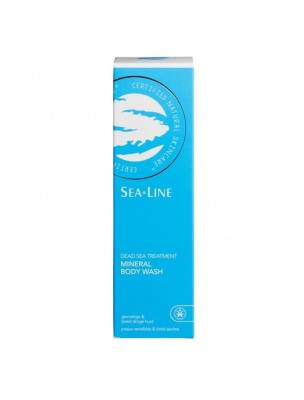 Image de Nettoyant corps au sel de la Mer Morte - Apaise et adoucit 200 ml - Sealine via Beurre corporel Bio - Psoriasis et peaux sèches 225 ml - Sealine