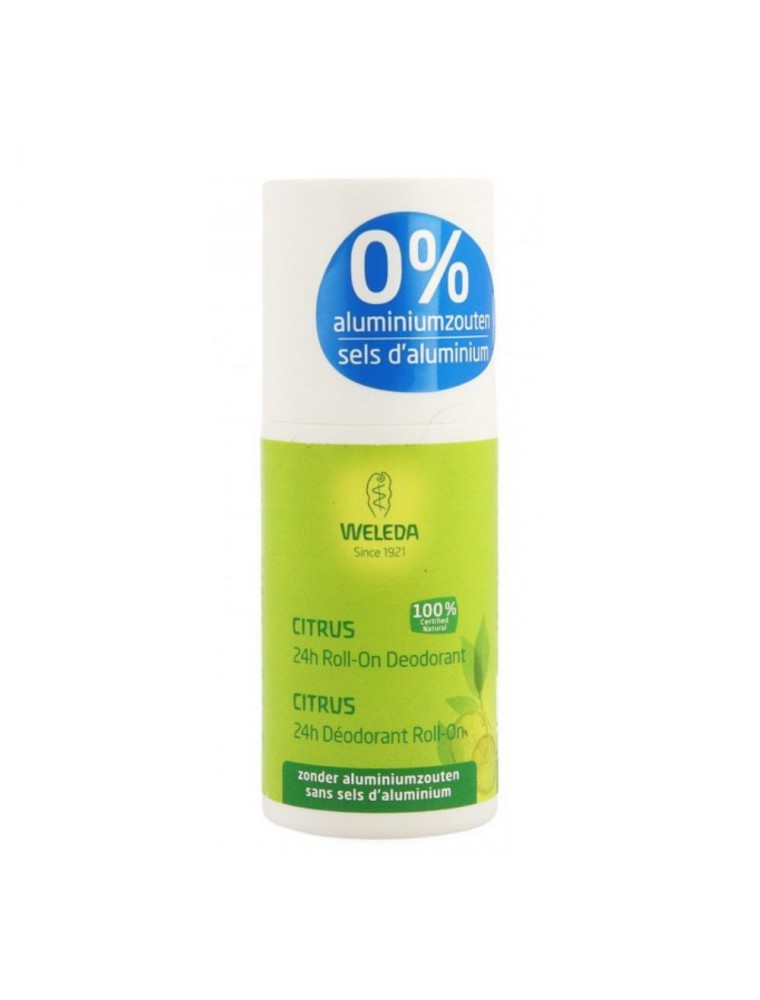 Image principale de la modale pour Déodorant Citrus en Roll-On - Naturellement frais 50 ml - Weleda