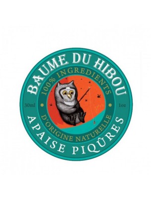 Image de Apaise piqûres Bio - Régénère et apaise 30 ml - Baume du hibou depuis Résultats de recherche pour "Baume Rouge Bio"