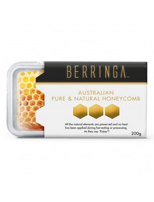 Image de Nid d'abeilles - Rayon de miel australien 200g - Berringa depuis La cire d'abeille contribue au bien-être de votre peau et de vos muscles
