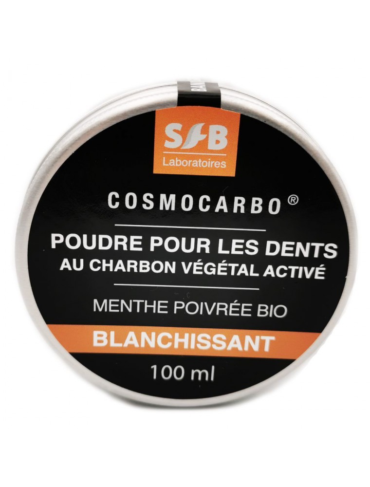 Cosmocarbo - Poudre blanchissante pour les dents 100 ml - SFB Laboratoires