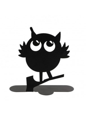 Image de Black owl - Incense holder - Les Encens du Monde depuis Buy the products Les Encens du Monde at the herbalist's shop Louis