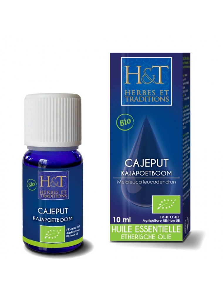 Image principale de la modale pour Cajeput Bio - Huile essentielle Melaleuca leucadendron 10 ml - Herbes et Traditions