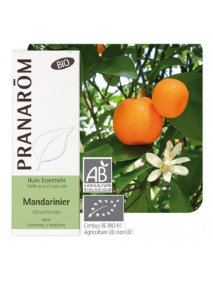 Image 24852 supplémentaire pour Mandarine Bio - Huile essentielle Citrus reticulata 10 ml - Pranarôm