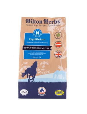 Image de Equilibrium - Equilibre hormonal et Stress des chevaux 1kg - Hilton Herbs via Ovaphyt - Comportement des juments 1L - Equi-Top