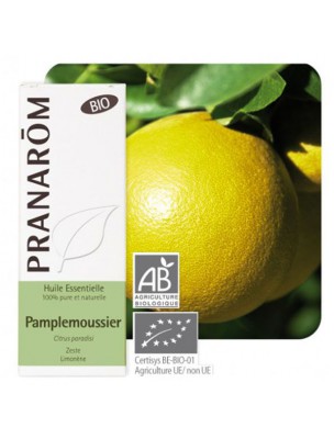 Image de Grapefruit Organic - Citrus paradisi Essential Oil 10 ml - Pranarôm depuis Draining and digestive essential oil of grapefruit