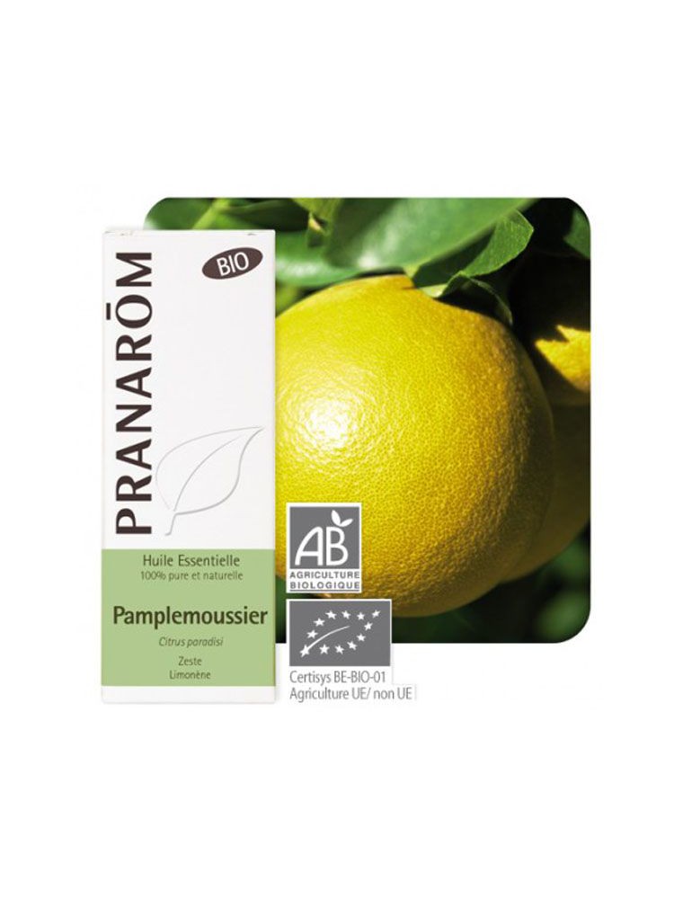Pamplemousse Bio - Huile essentielle de Citrus paradisi 10 ml - Pranarôm