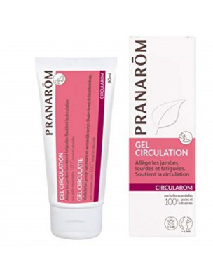 Image de Circularom gel - Jambes légères 100 ml - Pranarôm via Tisane Circulation N°5 Bio - Jambes Légères - Plantes - 100 g