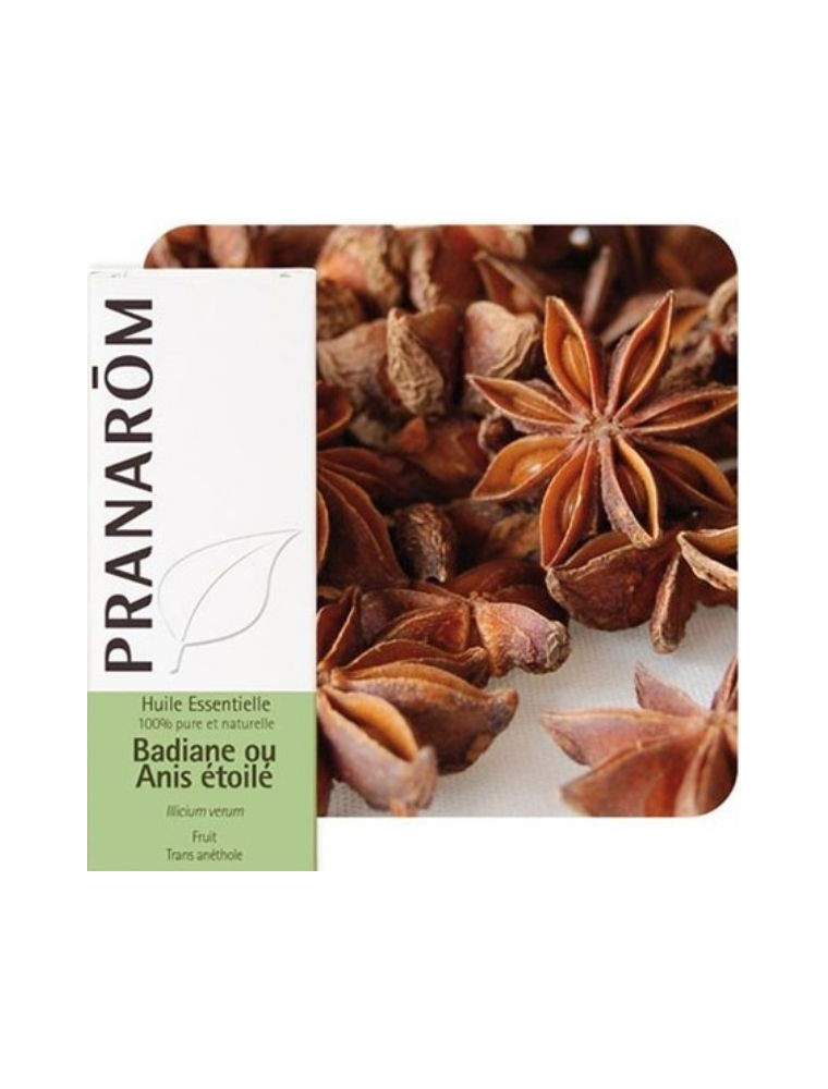 Badiane (Anis étoilé) - Huile essentielle Illicium verum 10 ml - Pranarôm Badiane (Anis étoilé) - Huile essentielle Illicium verum 10 ml - Pranarôm