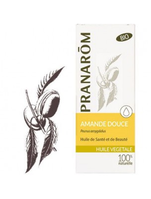 Image de Amande douce Bio - Huile végétale Prunus amygdalus 50 ml - Pranarôm via Pranarôm - Benjoin de Sumatra - 10 ml d'huile essentielle