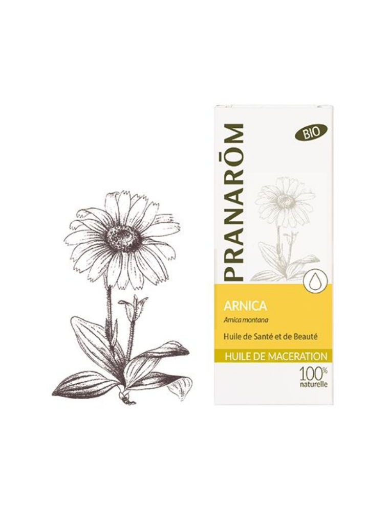 Arnica Bio - Huile végétale d'Arnica montana 50 ml - Pranarôm Arnica Bio - Huile végétale d'Arnica montana 50 ml - Pranarôm