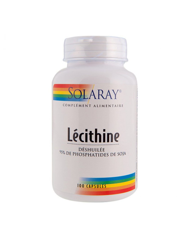 Lécithine deshuilée - Minceur 100 capsules - Solaray