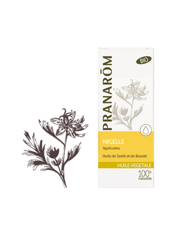 Image principale de la modale pour Nigelle Bio - Huile végétale Nigella sativa 50 ml - Pranarôm