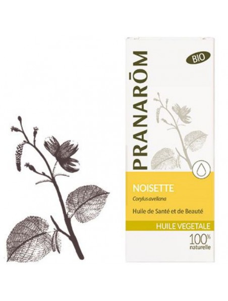 Noisette Bio - Huile végétale Corylus avellana 50 ml - Pranarôm Noisette Bio - Huile végétale Corylus avellana 50 ml - Pranarôm