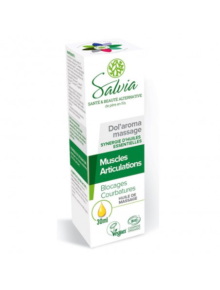 Dol'aroma Massage Bio - Muscles et Articulations 30 ml - Salvia