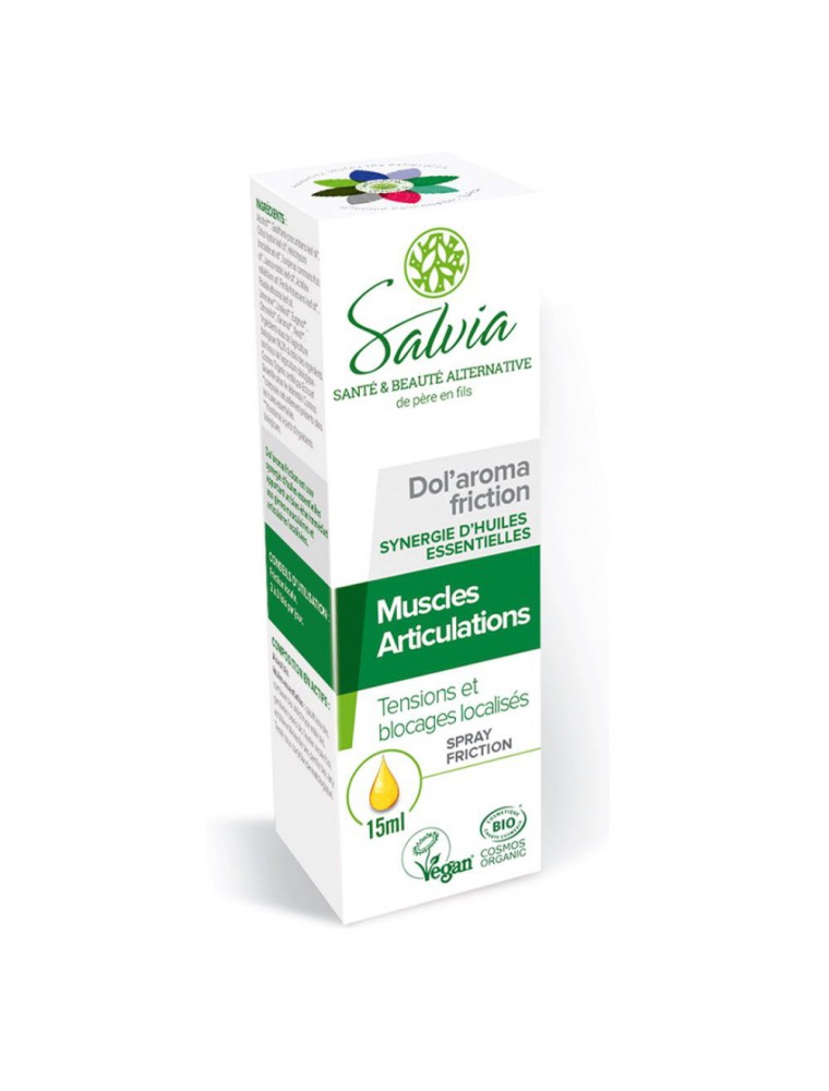 Dol'aroma Friction Bio - Muscles et Articulations Spray de 15 ml - Salvia